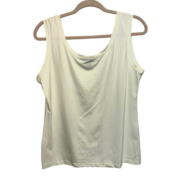 Clear Sky Cream Soft Tank Top - Picture 2 of 4